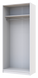 Шкаф для одежды Doros Промо Белый 2 ДСП 90х48х204 (44900196)