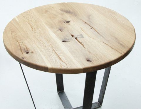 Стол Чикаго круглый натурал Sergio Stalliere 90x90 см &mdash; Morfey.ua