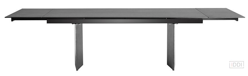Real Black Marble стол раскладной керамика 180-260 см — Morfey.ua