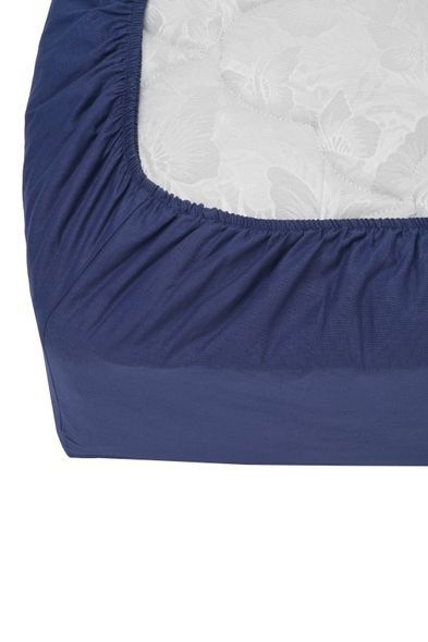 Простирадло на гумці Good-Dream бязь Dark Blue 150х190 (GDCDBSHEETF150190) &mdash; Morfey.ua