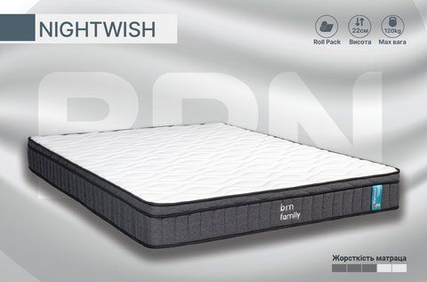 Ортопедический пружинный матрас BRN Nigthwish 160x200 см &mdash; Morfey.ua