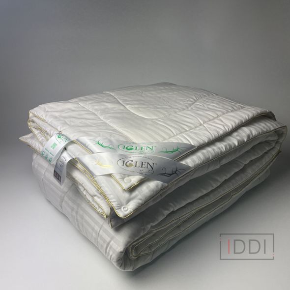 Одеяло из овечьей шерсти в жаккардовом дамаске 200х220 см — Morfey.ua