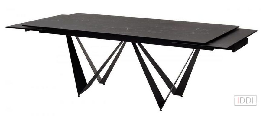 Fjord Black Marble стіл розкладний кераміка 200-300 см — Morfey.ua