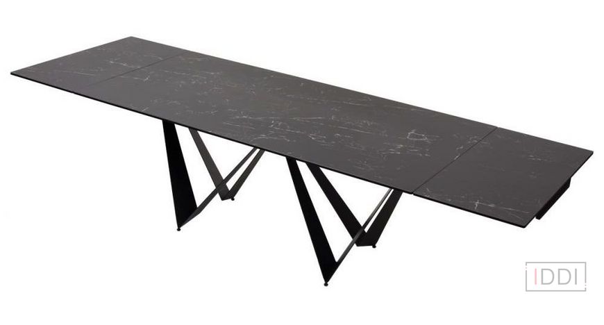 Fjord Black Marble стіл розкладний кераміка 200-300 см — Morfey.ua