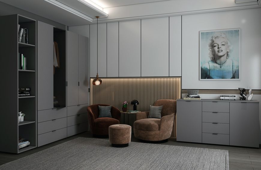 Комод Doros Рон 6 3 фасада Белый 120х38х100 (44900235) &mdash; Morfey.ua