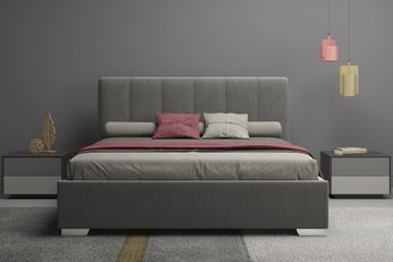 Односпальне ліжко Роуз Camelia 90x190 см з підйомним механізмом — Morfey.ua
