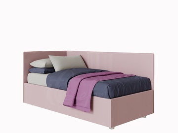 Кровать угловая Эмили с подъемным механизмом Лефорт (Lefort) 90х190 см Ткань 1-й категории — Morfey.ua