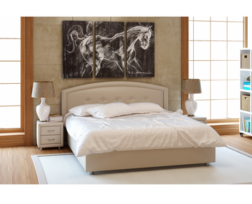 Ліжко Амелія з підйомним механізмом Лефорт (Lefort) 90х190 см Тканина 1-ї категорії — Morfey.ua