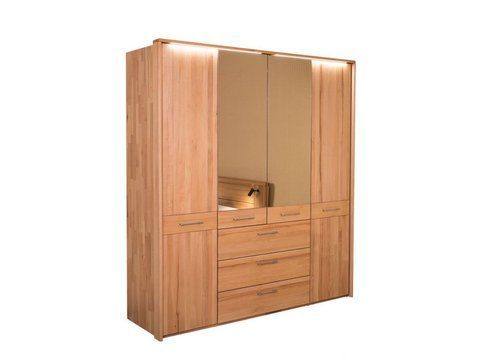 Шафа Ніколь Klen 150x60 см 3 двері Бук щит/масив Дерево без паспарту &mdash; Morfey.ua