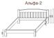 Ліжко Альфа-1 Темп-Меблі 80x190 см