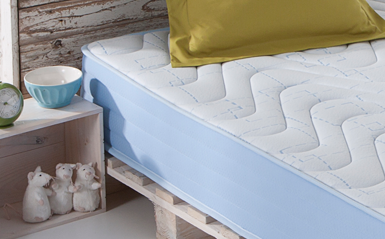 Матрас беспружинный Karibian Descanso Juvenil BLUE 90x190 &mdash; Morfey.ua