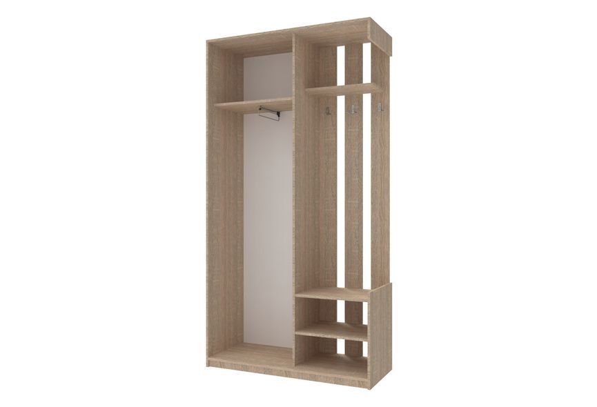 Передпокій Doros City One Door Дуб Cонома 1 Дзеркало 110х45х210 (44900083) &mdash; Morfey.ua