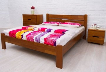 Полуторне ліжко Айріс без ізножья Олімп 140x200 см Венге темний — Morfey.ua