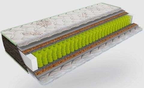 Матрац пружинний Sleep&Fly Organic Omega 90x200 см &mdash; Morfey.ua