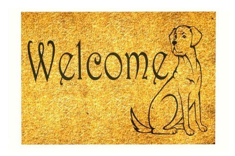 Килимок придверний PEPPINA KAPI WELCOME DOG 40*60 &mdash; Morfey.ua