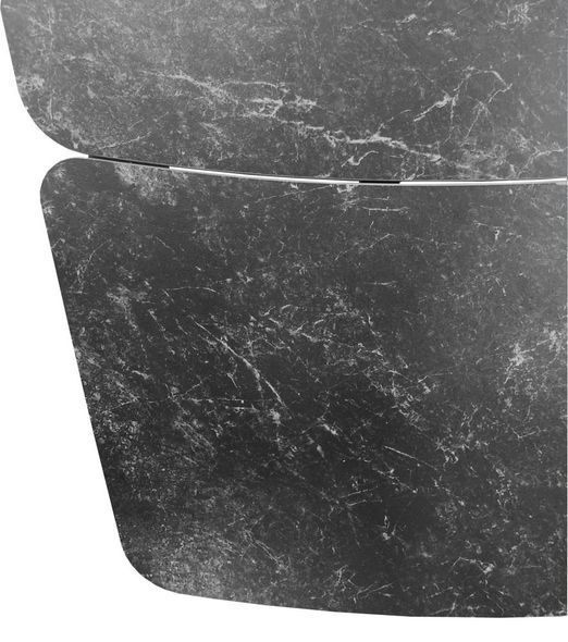 Elvi Black Marble стол керамический 120-180 см чёрный &mdash; Morfey.ua