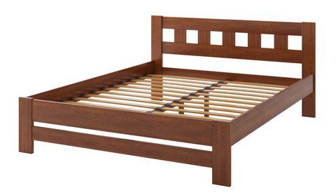 Кровать Сакура Camelia Дуб щит Лак 180x200 см Венге &mdash; Morfey.ua