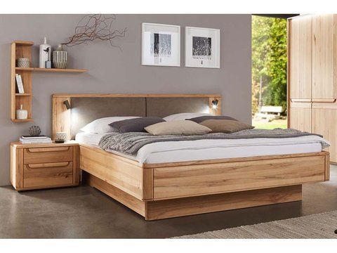 Двуспальная кровать K'Len Глория 160x200 см мягкая спинка LED освещение металичный каркас (30924) &mdash; Morfey.ua