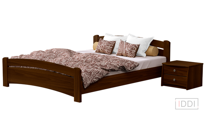 Односпальная кровать Эстелла Венеция щит 80x190 см Орех темный — Morfey.ua