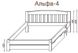 Кровать Альфа-4 Темп-Мебель 80x190 см Без ниши