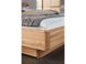 Двуспальная кровать K'Len Глория 160x200 см мягкая спинка LED освещение металичный каркас (30924)