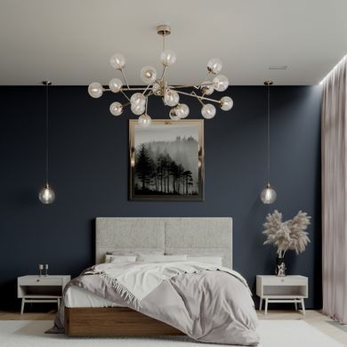 Ліжко Ocean Morfey 200x200 см Дуб ПМ &mdash; Morfey.ua