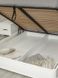 Полуторне ліжко Маріта N з підйомним механізмом Олімп 120x190 см Горіх