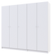 Шафа для одягу Doros Промо Білий 2+3 ДСП 225х48х204 (42005004)