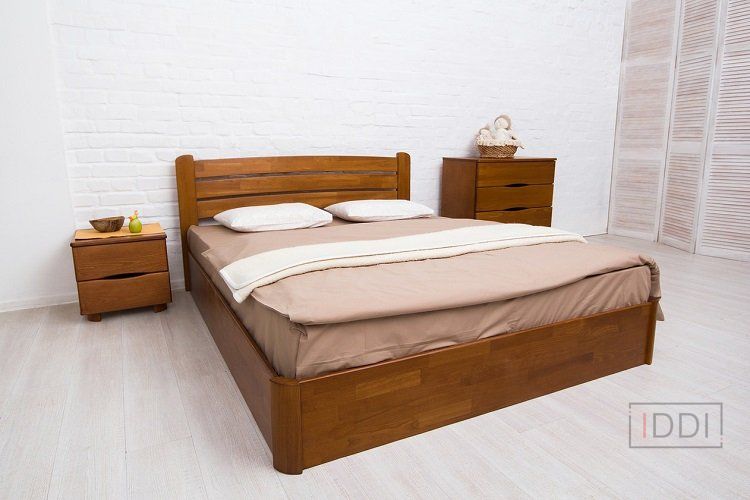 Полуторне ліжко Софія V з підйомним механізмом Олімп 120x190 см Горіх — Morfey.ua