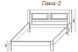 Кровать Лана-2 Темп-Мебель 80x190 см