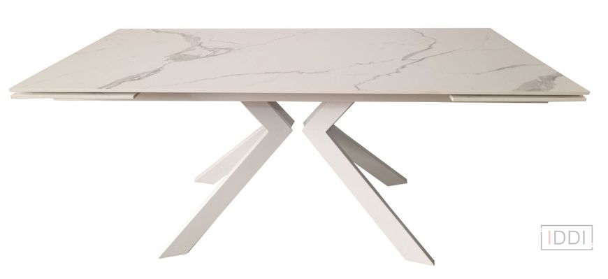 Swank Staturario White стіл обідній кераміка 180-260 см — Morfey.ua