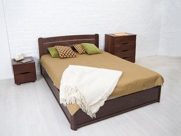 Двоспальне ліжко Софія Люкс з підйомним механізмом Олімп 200x190 см Венге — Morfey.ua