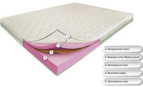 Матрац безпружинний Dz-Mattress Тропік Айленд 160x200 см &mdash; Morfey.ua