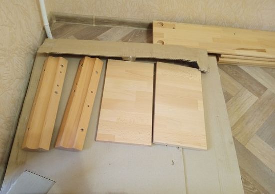 Полуторне ліжко Маріта Люкс з ящиками Олімп 120x190 см Горіх — Morfey.ua