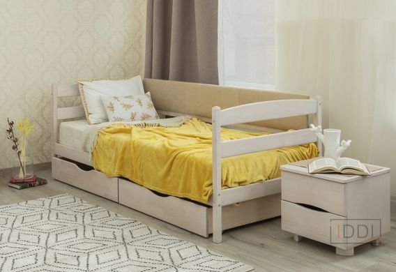 Ліжко-диван підліткове Маріо з м'якою спинкою Олімп 80x190 см Горіх — Morfey.ua