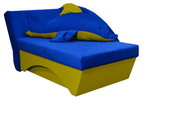Диван детский Дельфин Yudin 81x200 см Ткань 0-й категории &mdash; Morfey.ua