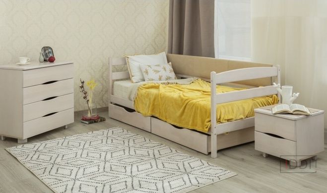 Кровать-диван Марио с мягкой спинкой Олимп 80x190 см Орех — Morfey.ua