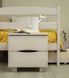 Кровать-диван Марио с мягкой спинкой Олимп 80x190 см Орех