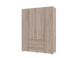 Распашной шкаф для одежды Doros Гелар Дуб сонома 4 ДСП 155х49,5х203,4 (80397560)