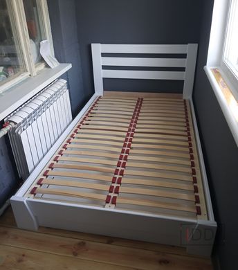 Полуторная кровать Эстелла Селена щит 120x190 см Орех темный — Morfey.ua