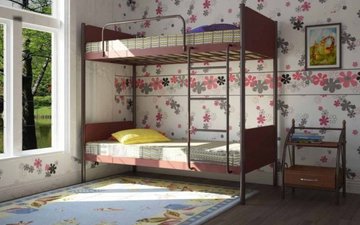 Кровать Арлекино Металл Дизайн 80x190 см — Morfey.ua