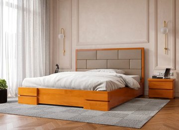 Двоспальне ліжко Арбор Древ Тоскана сосна 160x190 см Вільха без підйомного механізму — Morfey.ua