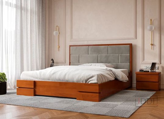 Двуспальная кровать Арбор Древ Тоскана сосна 160x190 см Ольха без подъёмного механизма — Morfey.ua
