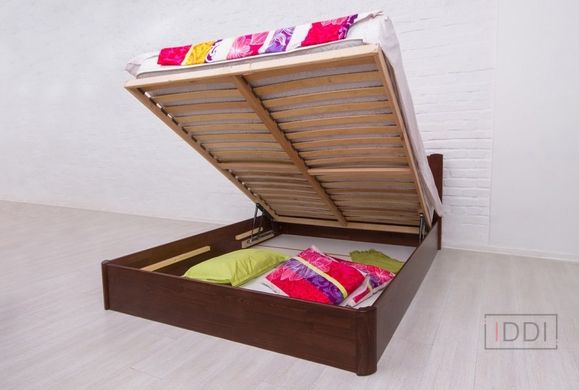 Двуспальная кровать Айрис с подъёмным механизмом Олимп 200x200 см Слоновая кость — Morfey.ua