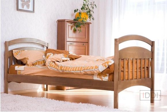 Ліжко Аріна двох'ярусна Venger (Венгер) 80x190 см Бук під лаком — Morfey.ua