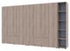Комплект Doros Гелар с Этажеркой Дуб сонома 4+4 ДСП 348.2х49.5х203.4 (42005053)