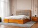 Двуспальная кровать Арбор Древ Тоскана сосна 160x190 см Ольха без подъёмного механизма