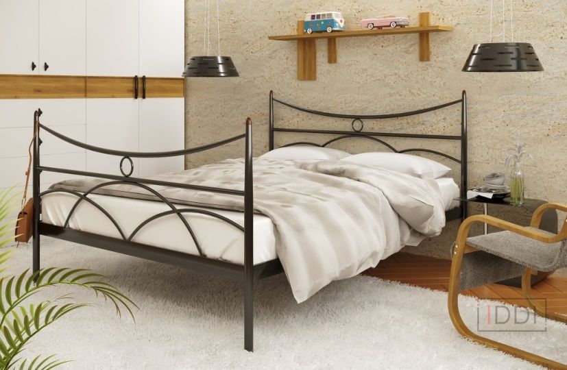 Полуторная кровать Метакам Барселона-2 (Barselona-2) 120x190 см Белый — Morfey.ua