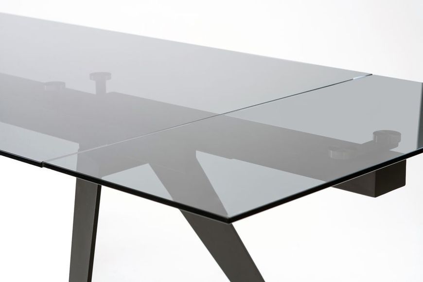 Glassy Keen стол раскладной чёрный 160-240 см &mdash; Morfey.ua