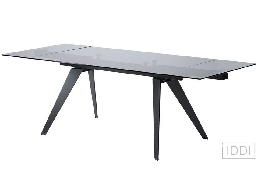 Glassy Keen стол раскладной чёрный 160-240 см — Morfey.ua